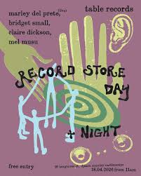 Marley Del Prete, Claire Dickson, Bridget Small, & Mel Musu Live in-store at Table Records